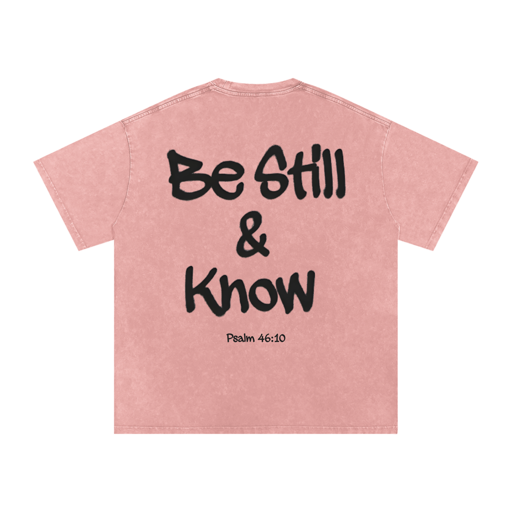 Be Still & Know Oversized Graphic Tee