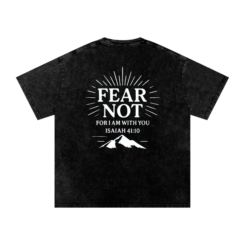 Fear Not Oversized Graphic Tee