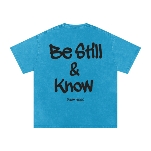 Be Still & Know Oversized Graphic Tee